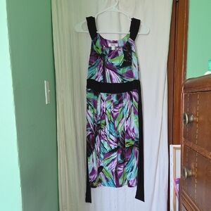 Vintage Y2k Tie Dye Swirl Sleeveless Dress